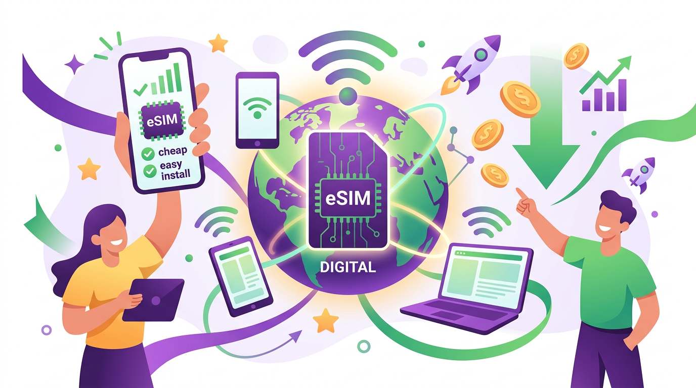 זול, קל להתקנה ונוח לשימוש – הכירו את ה-ESIM!